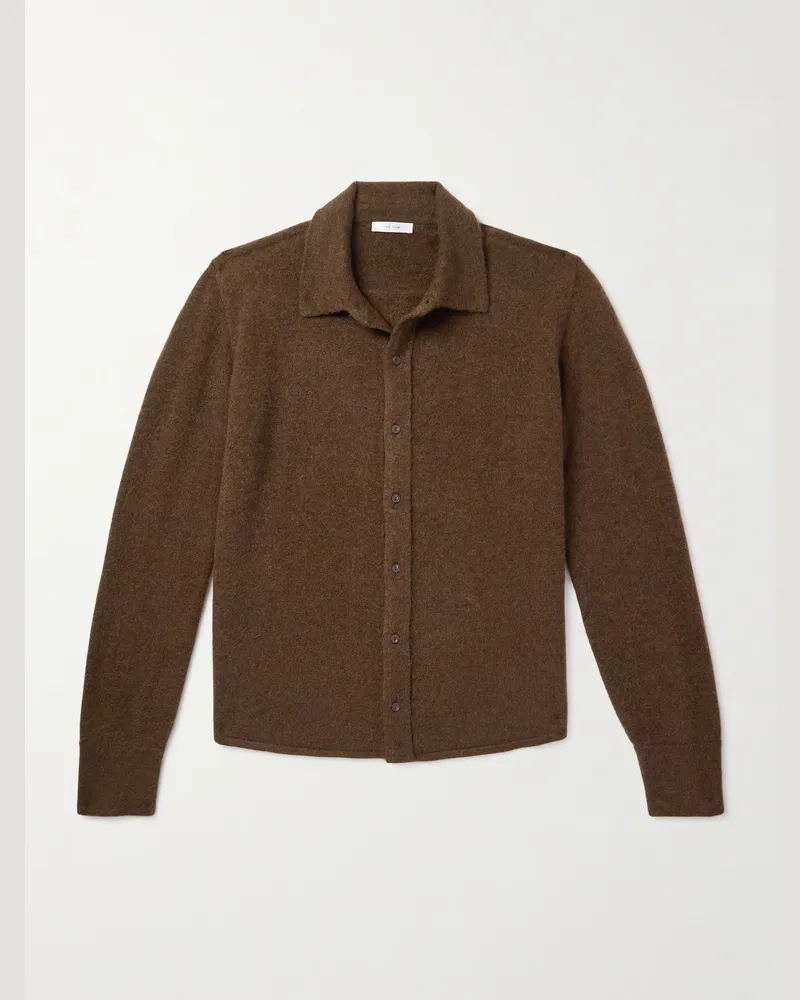 The Row Lautaro Cardigan aus einer Schurwoll-Kaschmirmischung Braun