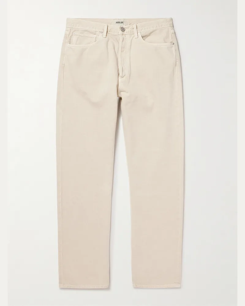 AGOLDE 90's gerade geschnittene Jeans Neutral