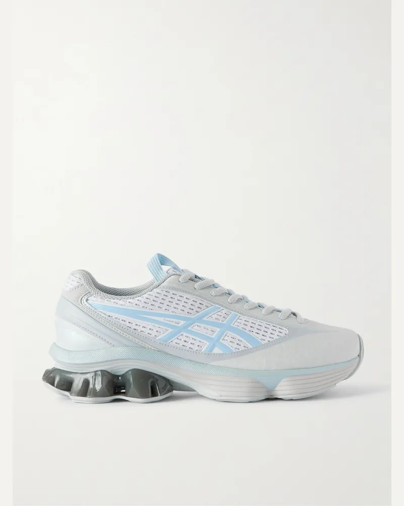 Asics US6-S Gel-Kinetic Fluent Sneakers aus Mesh mit Gummibesatz Grau