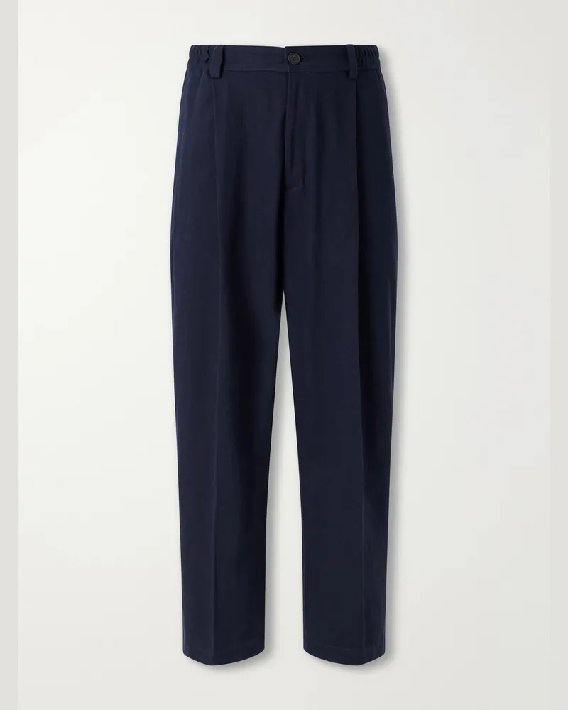 Studio Nicholson Straignt-Leg Trousers Blue