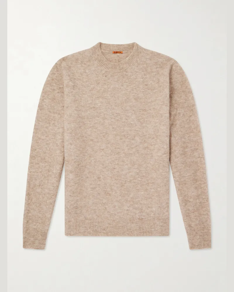 BARENA Alpaca-Blend Sweater Neutrals
