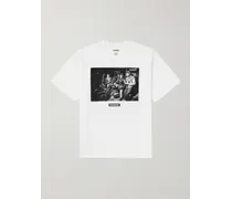 Osamu Nagahama T-Shirt aus Baumwoll-Jersey mit Print