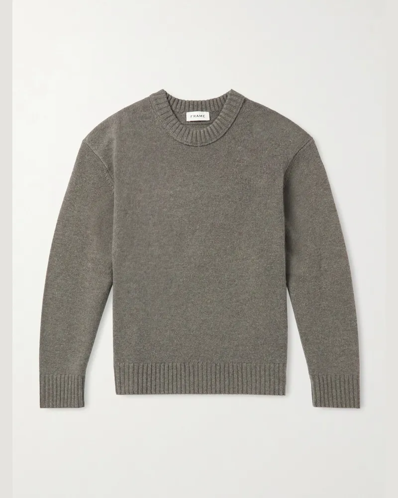 Frame Denim Pullover aus Kaschmir Grün