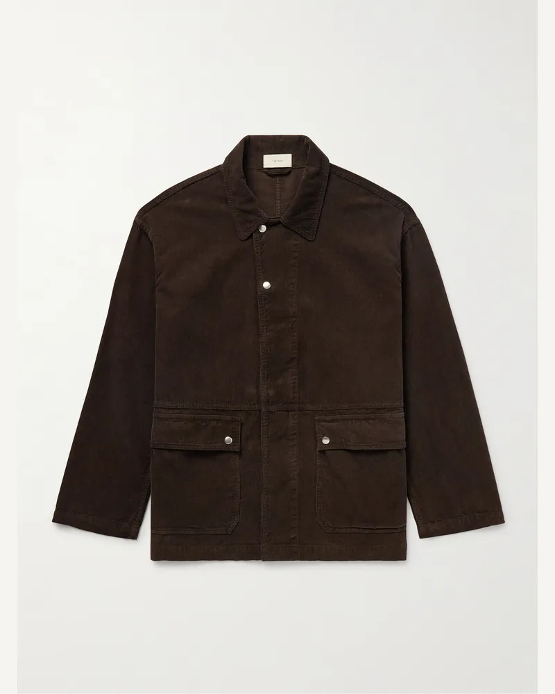 The Row Frank Jacke aus Baumwollcord Braun