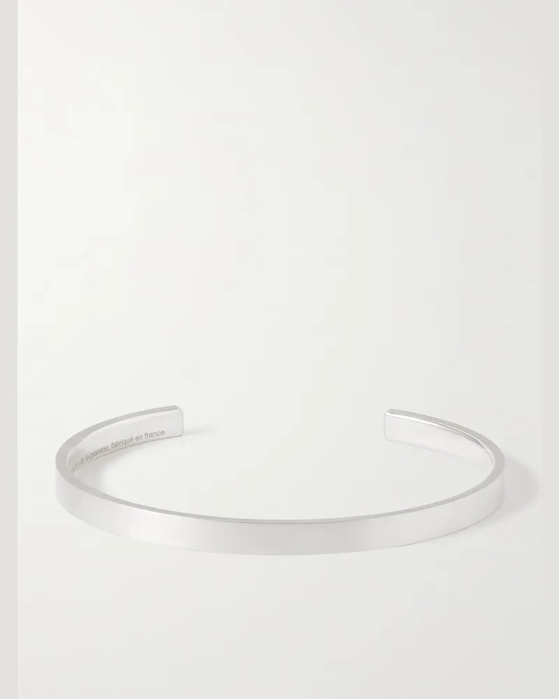 Le Gramme Le 15g Armspange aus gebürstetem Sterlingsilber Silber