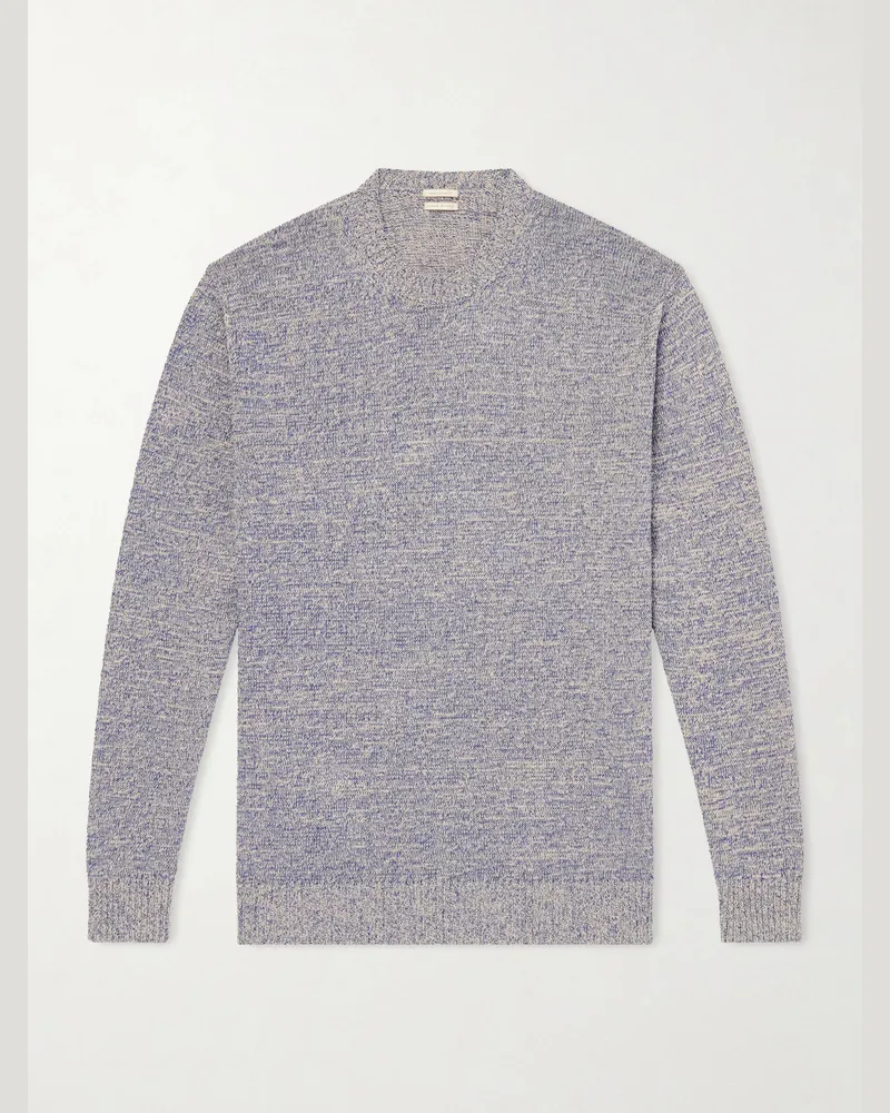 Massimo Alba Dustin Cotton Sweater Gray