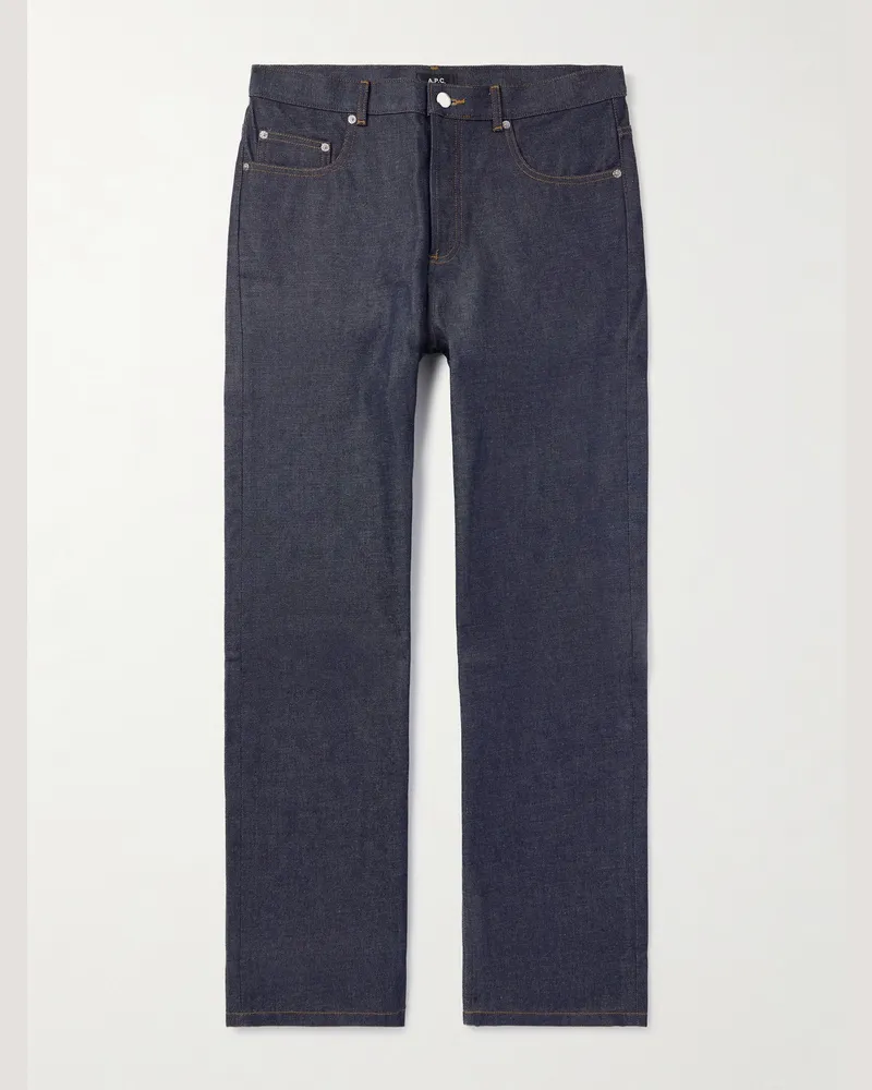 A.P.C. Fairfax weit geschnittene Jeans Blau