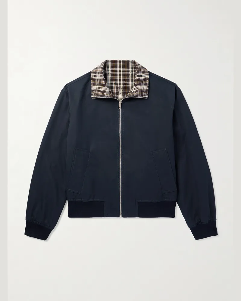 Bottega Veneta Wendbarer Blouson aus Baumwolldrillich Blau