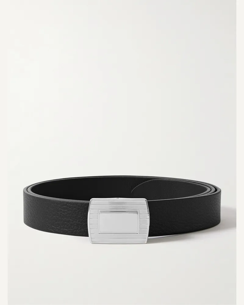 Anderson's Gürtel aus strukturiertem Leder, 2,5 cm Schwarz
