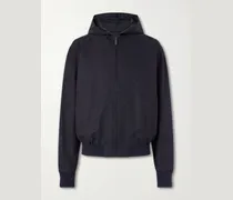 Logo-Jacquard Cotton-Canvas Hooded Jacket