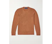 Schmal geschnittener Pullover aus Seide