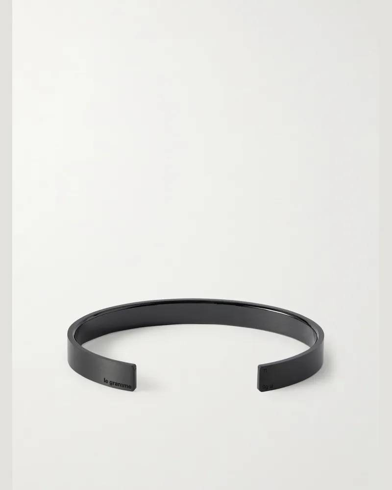 Le Gramme Le 9g Ribbon Armspange mit DLC-Beschichtung Schwarz