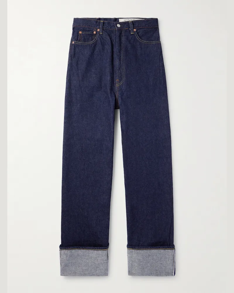 KAPITAL New Momonroe Wide-Leg Jeans Blue