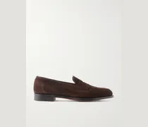 Piccadilly Suede Penny Loafers