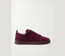 Louis Junior Sneakers aus Veloursleder mit Ripsband