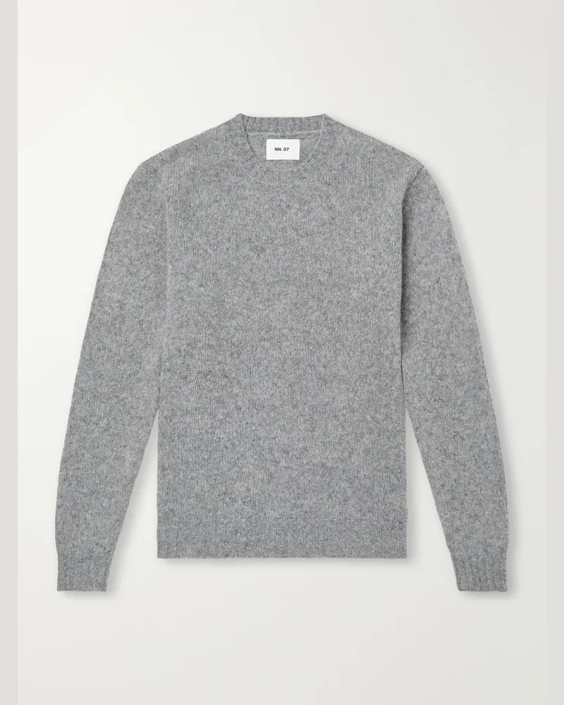 NN 07 Lee 6598 Merino Wool-Blend Sweater Gray