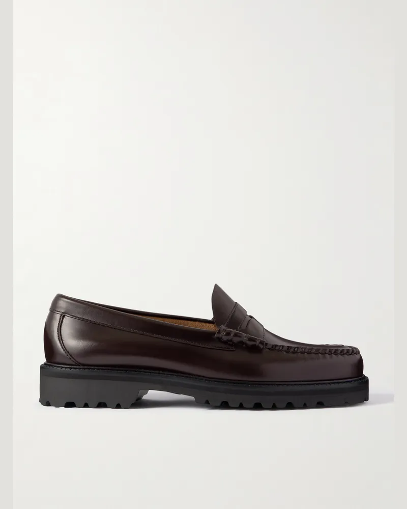 G.H. Bass & Co. Weejuns 90 Larson Pennyloafers aus Leder Braun