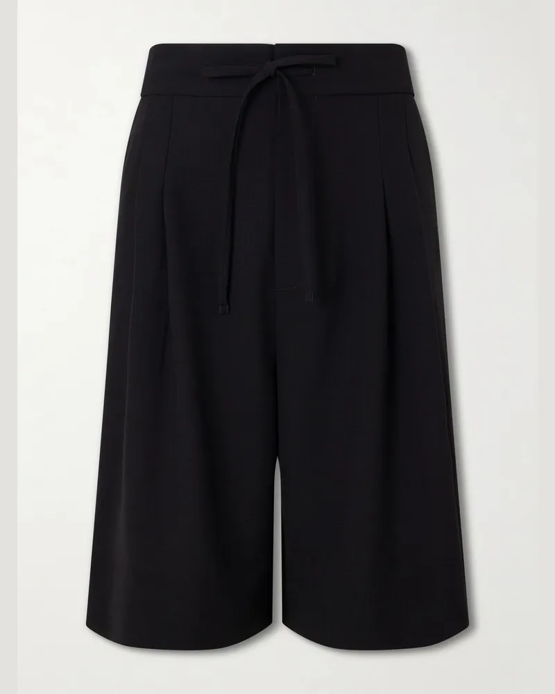 Fear of God Gerade geschnittene Shorts aus Wolle Schwarz