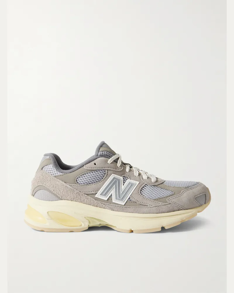 New Balance Grey Day 2010 Sneakers aus Veloursleder, Leder und Mesh Grau