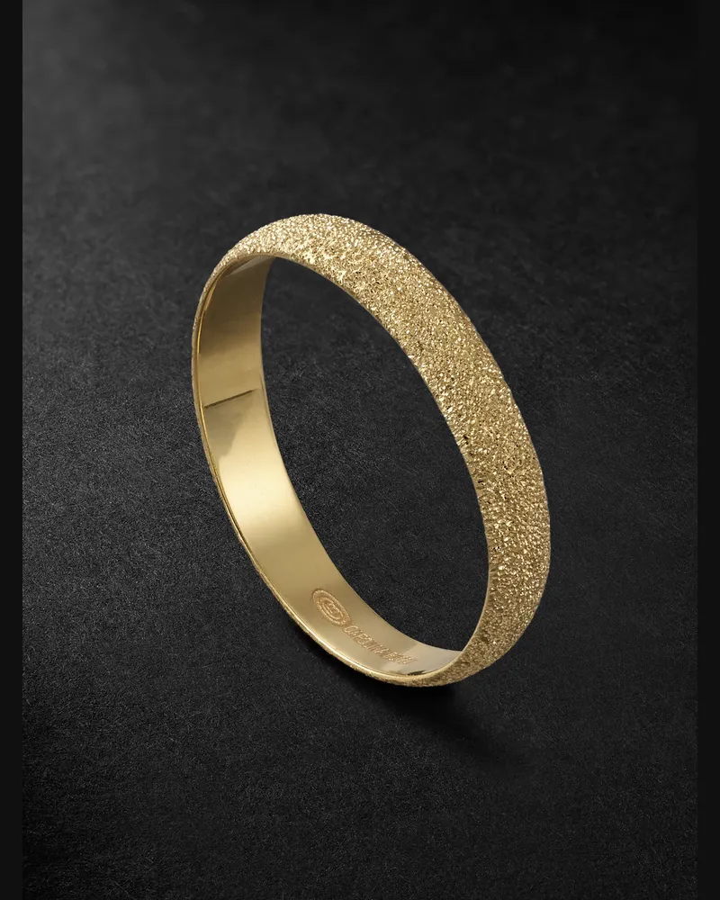 Carolina Bucci Florentine Finish Ring aus 18 Karat Gold Gold