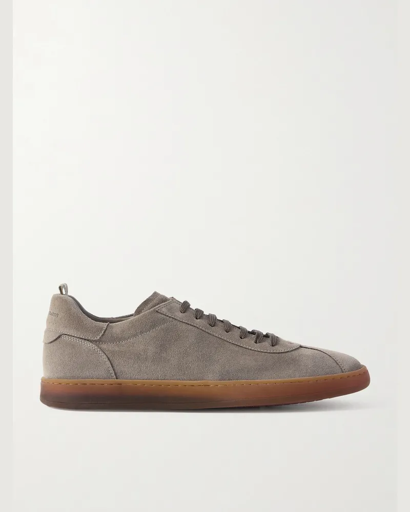 Officine Creative Italia Halo 001 Sneakers aus Veloursleder Braun