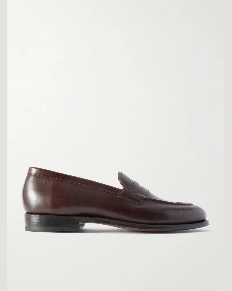 Grenson  Lloyd Pennyloafers aus Leder Braun