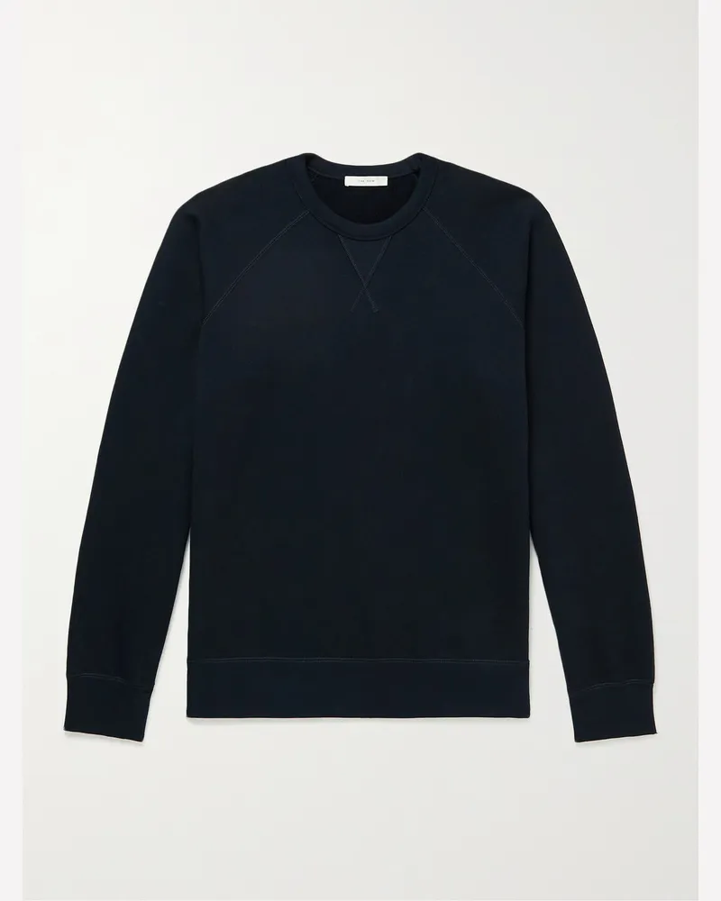 The Row Sal Loopback Cotton-Jersey Sweatshirt Schwarz