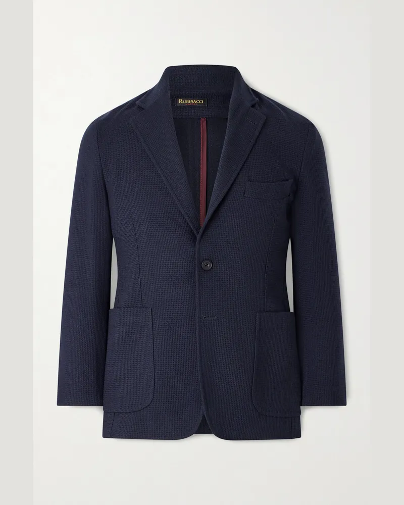 Rubinacci Wool Blazer Blue