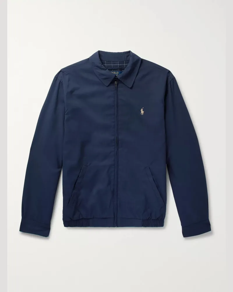 Ralph Lauren Twill Blouson Jacket Blue