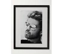1988 George Michael '88 – Gerahmter Fotodruck, 41 x 51 cm