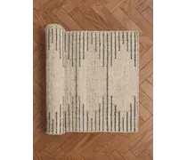 Bibi Teppich aus einer Jutemischung mit Streifen, 70 x 250 cm