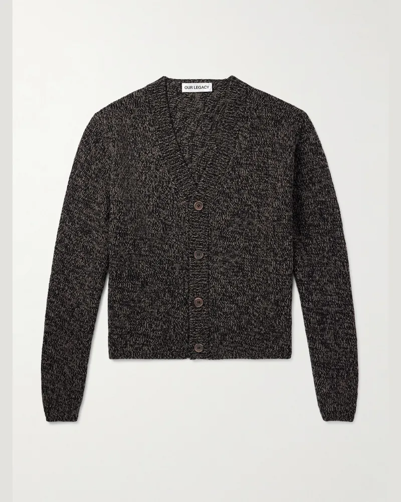 Our Legacy Academy Cardigan aus Wolle Braun