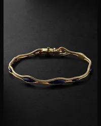 Fernando Jorge Fluid Armband aus 18 Karat Gold mit Lapislazuli Blau