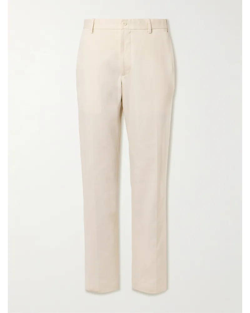 Ralph Lauren Jerome gerade geschnittene Hose aus Baumwoll-Twill Neutral