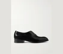 Whole-Cut-Oxford-Schuhe aus Lackleder