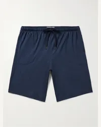 Derek Rose Basel 1 Lounge Shorts aus Stretch-MicroModal®-Jersey Blau