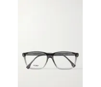 Fine Brille mit D-Rahmen aus Azetat