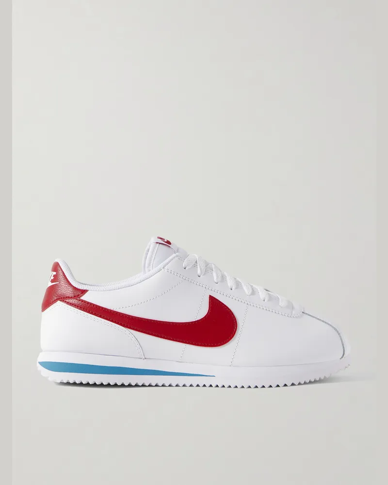 Nike Cortez Sneakers aus Leder Weiß