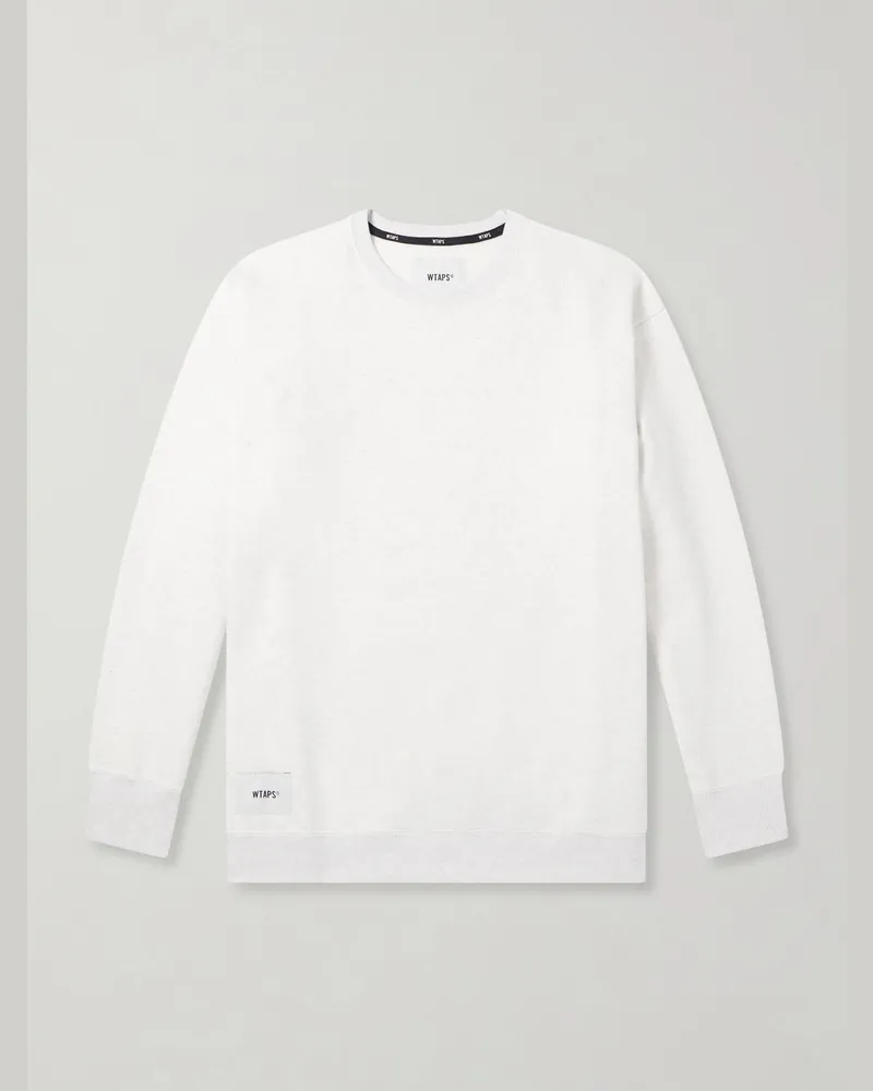 WTAPS Sweatshirt aus Baumwollfleece Grau