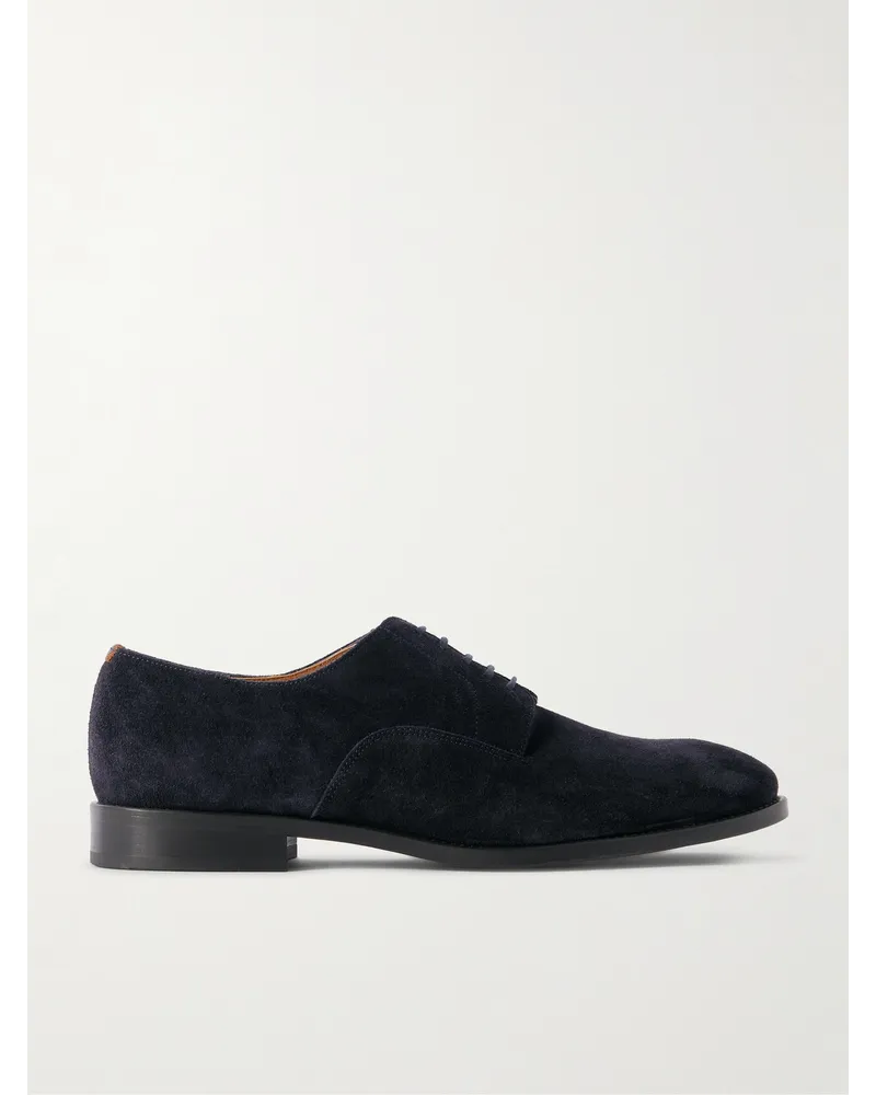 Paul Smith Oxford-Schuhe aus Veloursleder Blau