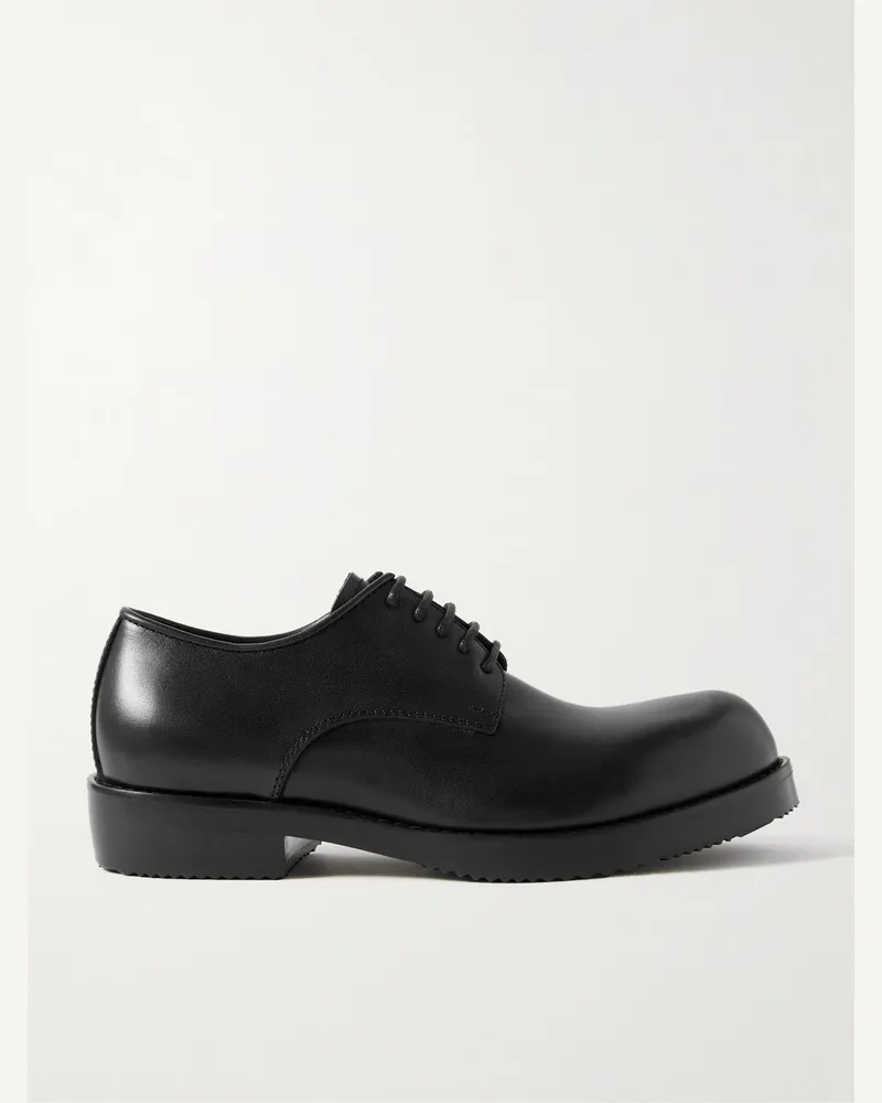 Dries van Noten Derby-Schuhe aus Leder Schwarz