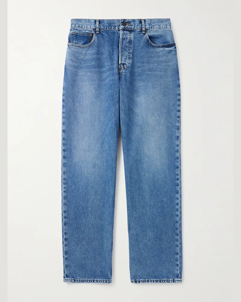 The Row Ross gerade geschnittene Jeans Blau