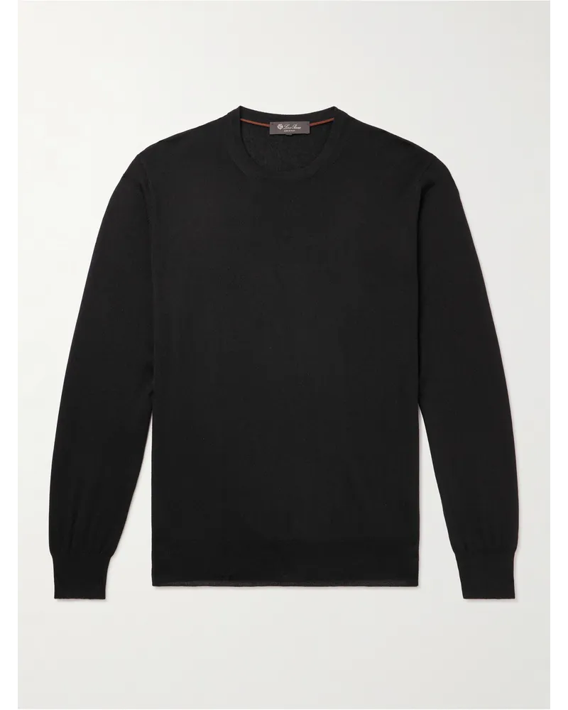 Loro Piana Pullover aus Kaschmir Schwarz