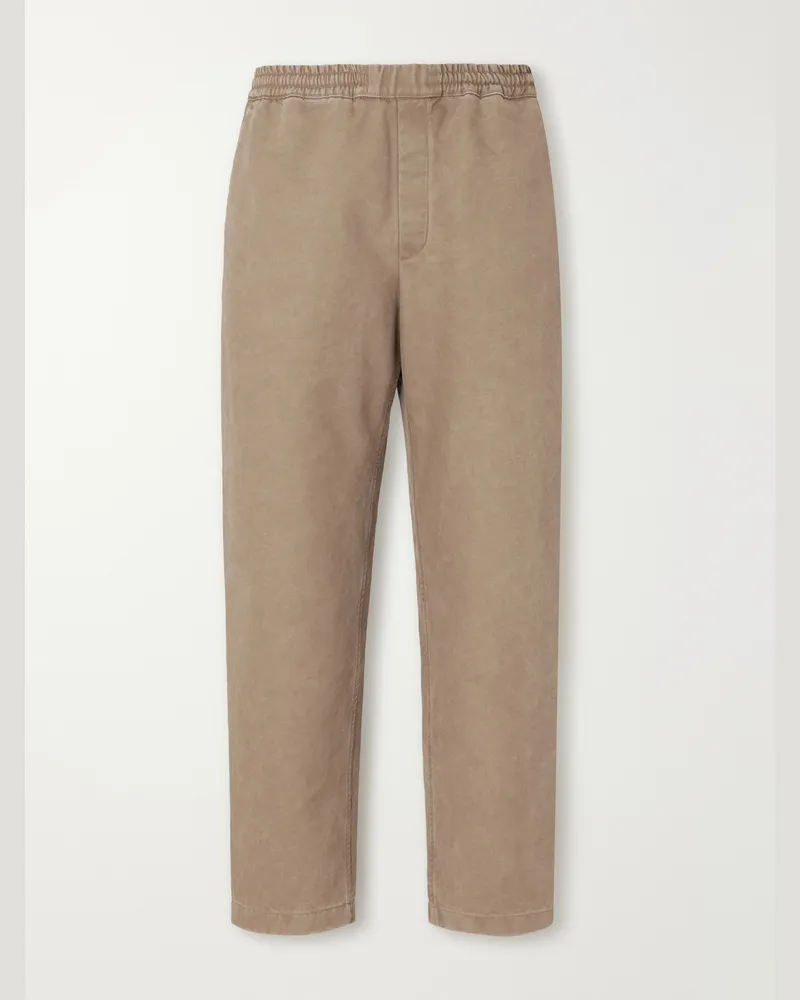 A Kind Of Guise Banasa Tapered Cotton-Corduroy Trousers Brown
