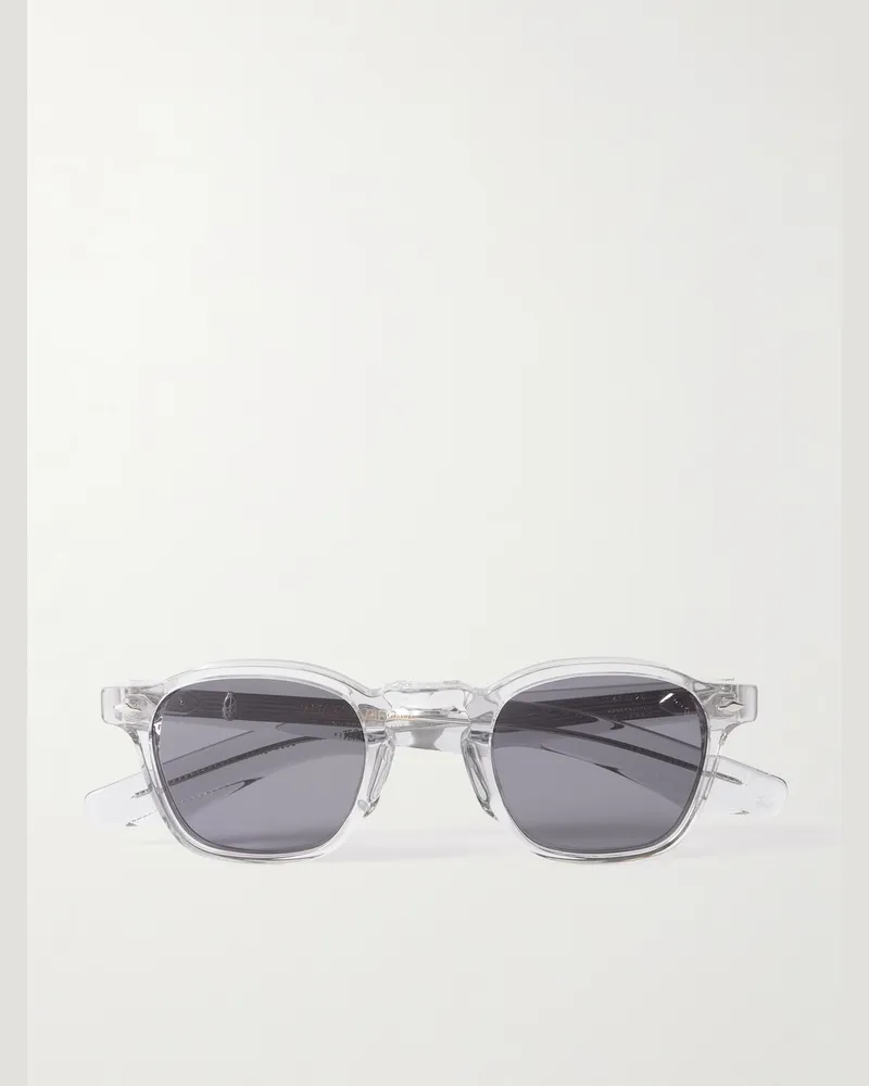 Jacques Marie Mage Zephirin 47 Sonnenbrille mit D-Rahmen aus Azetat Silber