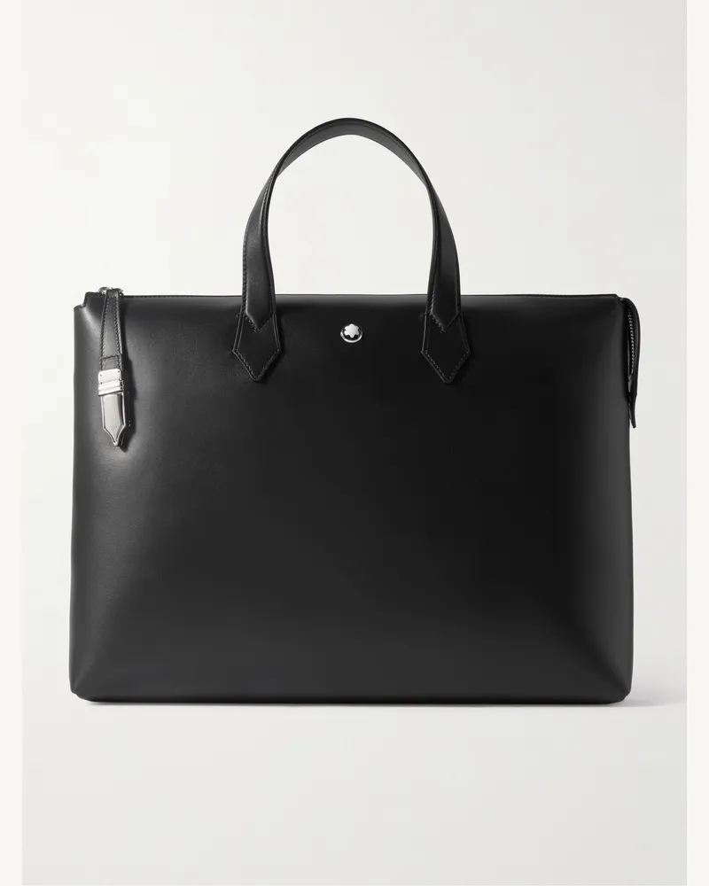 Montblanc Soft Leather Tote Bag Black
