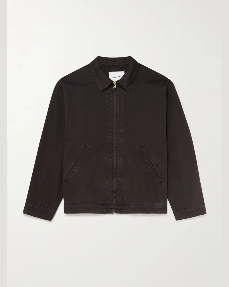 NN 07 Petrus 1874 Organic Denim Jacket Brown