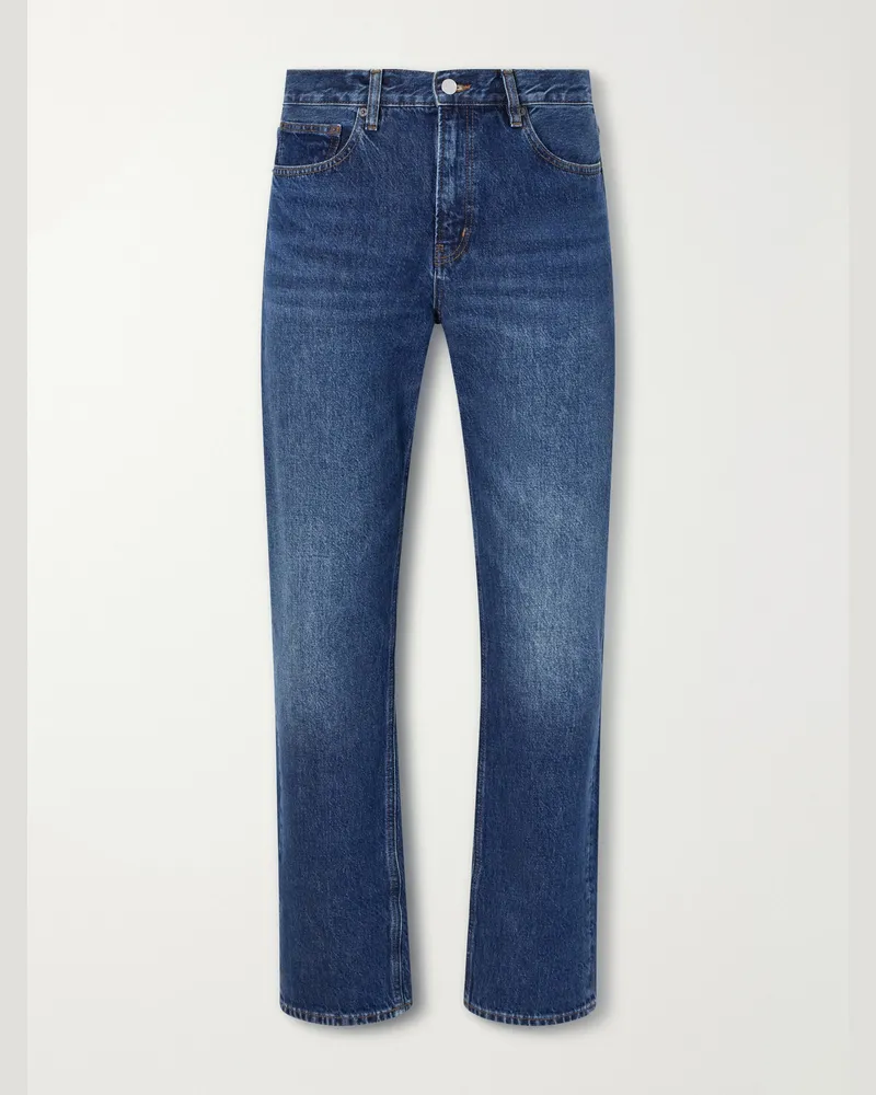 Frame Denim The Classic Straight-Leg Jeans Blue