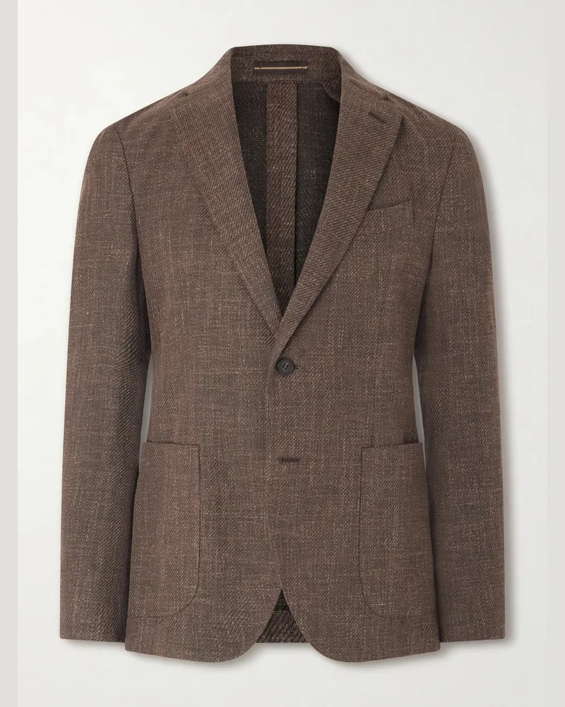 Slowear Incotex Cotton Blazer Brown
