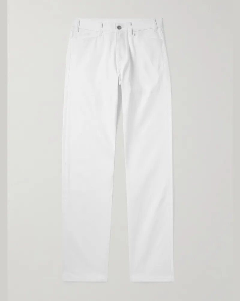 Celine Gerade geschnittene Jeans Weiß